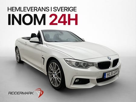 BMW 428i xDrive Convertible 428 M Sport Harman/Kardon Navi Skinn Elstol