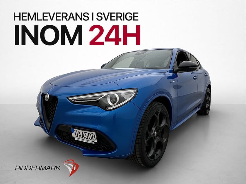 Bild 3 av Alfa Romeo Stelvio Turbo Q4 280hk Veloce H/K Kamera Skinn