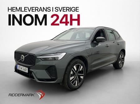Volvo XC60 Recharge T6 AWD Plus Dark Skinn Drag Kamera Värm