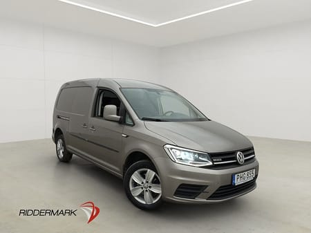 Volkswagen Caddy Maxi Van 4M Värmare LED Drag Skinn CARPLAY