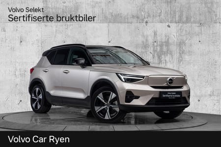 Volvo XC40 Recharge Single Motor Extended Range El. Ultimate 252Hk. Topputstyrt!