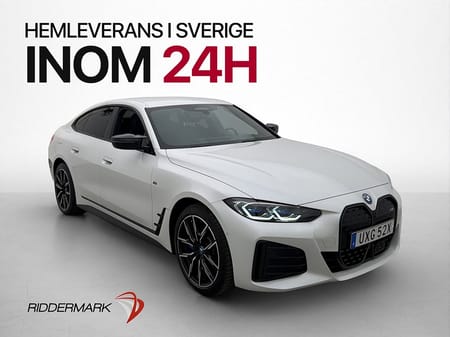BMW i4 M50 xDrive Gran Coupé M Sport HUD H/K Laser Läder 360°-3dvy Drag