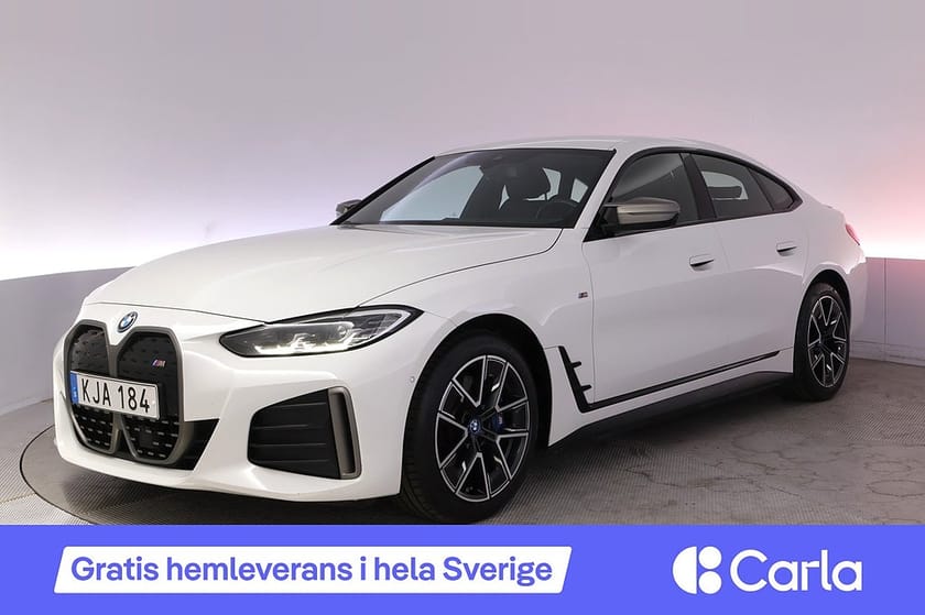 Bild 1 av BMW i4 M50 xDrive Gran Coupé M-Sport Drag Hifi Kamera