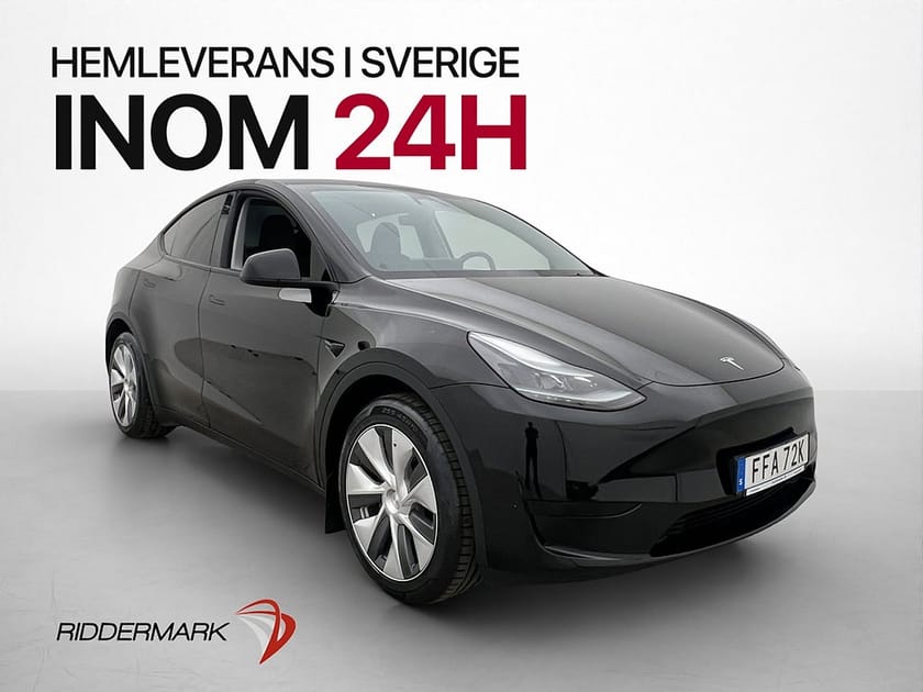 Bild 1 av Tesla Model Y Standard Range RWD 299hk Pano Autopilot Svensksåld