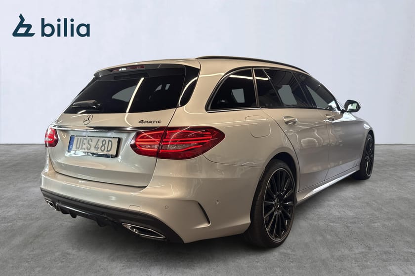 Bild 5 av Mercedes-Benz C 220 T d 4MATIC – Night Edition, Vhjul dubb, drag, backkamera