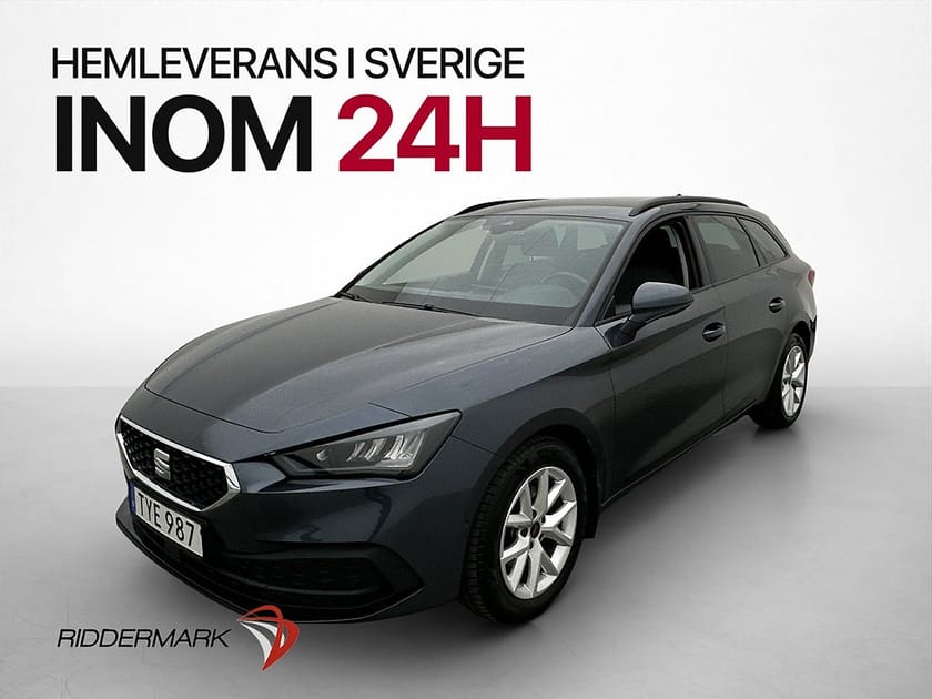 Bild 1 av SEAT Leon Sportstourer ST 1.0 eTSI 110hk Style Cockpit Värmare Carplay