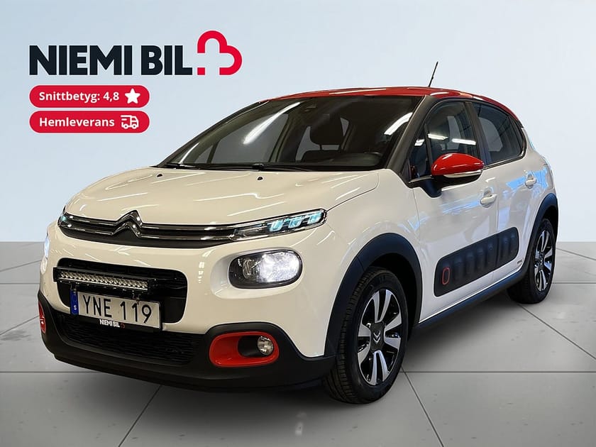 Bild 1 av Citroën C3 1.2 Mok-värm/Extra-ljus/P-sens/Sov-däck/Lågskatt