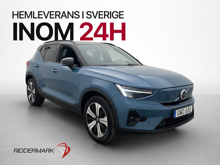 Bild 1 av Volvo XC40 Recharge Single Motor 231hk Plus Värm 360° Drag