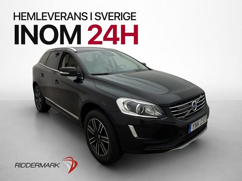 Bild 3 av Volvo XC60 D4 AWD 190hk Classic Summum Drag Skinn Värm BLIS