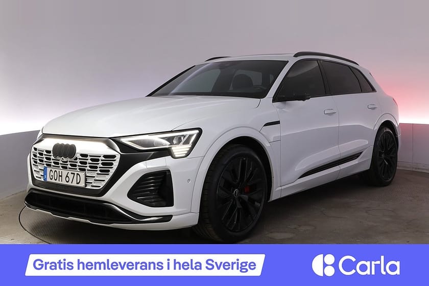 Bild 1 av Audi Q8 55 e-tron quattro S-line Pano HUD 360 Elstol Drag