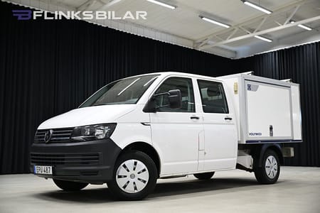 Volkswagen Transporter Chassi Dubbelhytt 4Motion 150HK Dubbelhytt|Kåpa|Inredd|Inverter|Leasbar