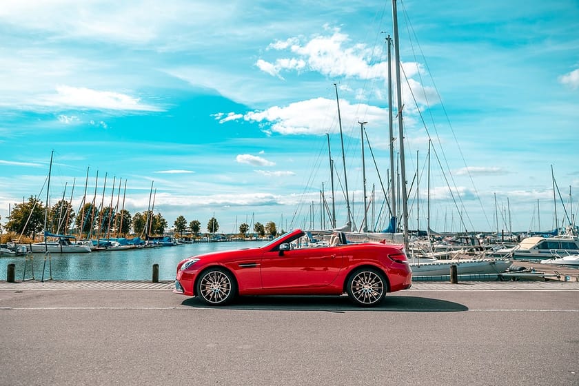 Bild 2 av Mercedes-Benz AMG SLC 43 H/K Night Pano glastak Airscarf