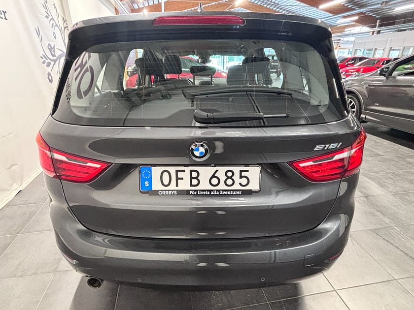 Bild 4 av BMW 218i Gran Tourer Aut Advantage 7-sits Drag V-Hjul Elbaklucka