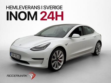 Tesla Model 3 Performance Autopilot Pano Svensksåld