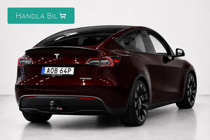 Bild 5 av Tesla Model Y Performance Cherry Red Autopilot Rattv AdaptivF