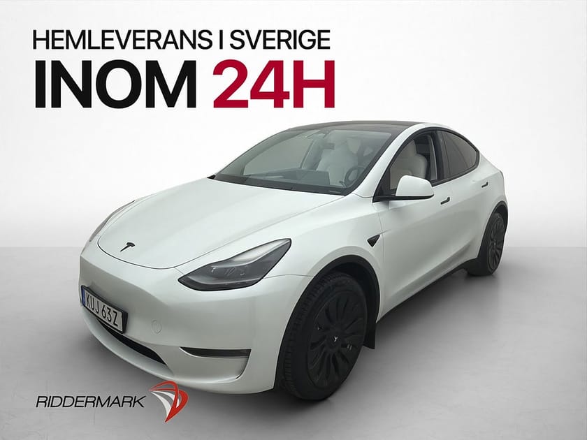 Bild 4 av Tesla Model Y Long Range AWD Svensksåld Ljus-Interiör Drag