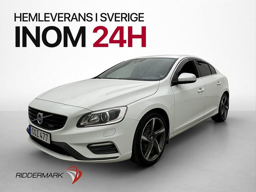 Bild 1 av Volvo S60 D4 181hk R-Design VOC Värmare Dragkrok P-Sensorer