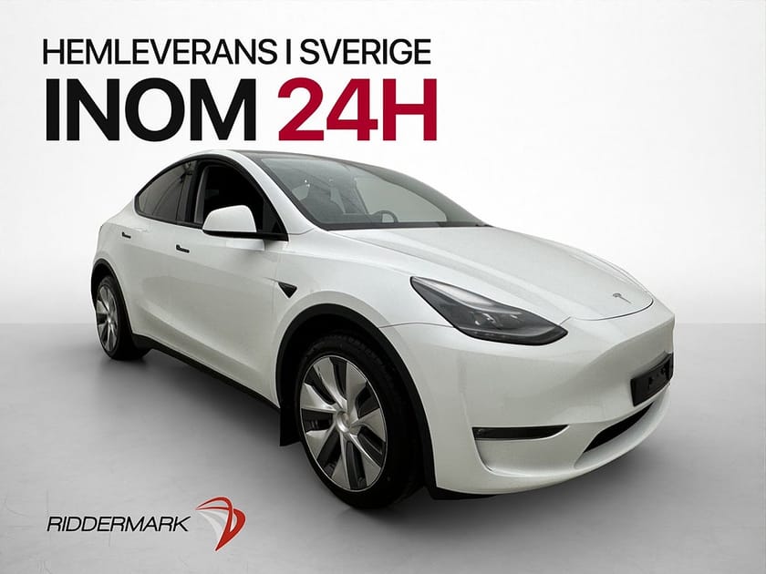 Bild 1 av Tesla Model Y Long Range AWD Pano Dragkrok Autopilot MOMS