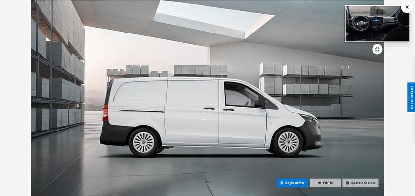 Bild 2 av Mercedes-Benz Vito 116 CDI 2.8t Skåp Lång PRO 3995kr/månaden