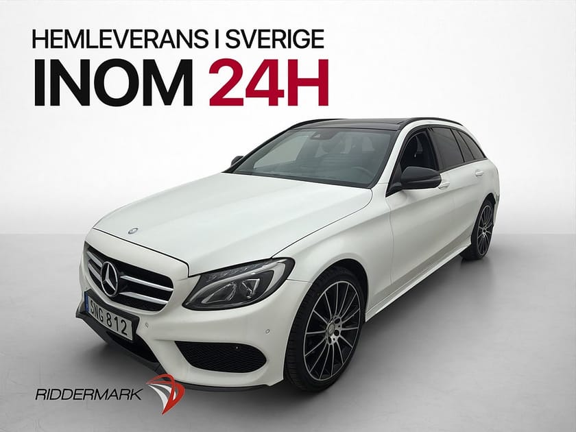Bild 3 av Mercedes-Benz C 220 T d 4MATIC 220d 4M AMG Line Pano Burmester Navi Drag