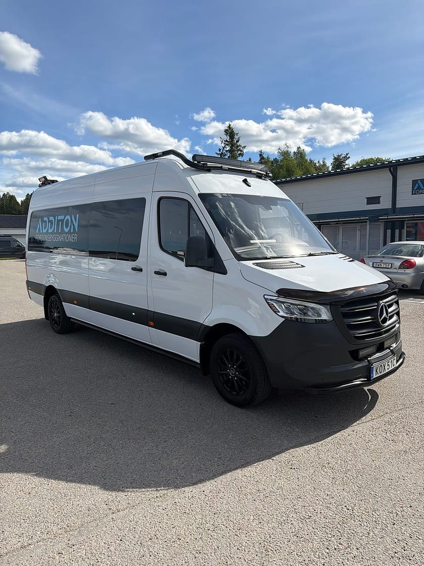 Bild 3 av Mercedes-Benz Sprinter 317 CDI RWD Panel Van 170hk Dubbelhytt skåp L3H2