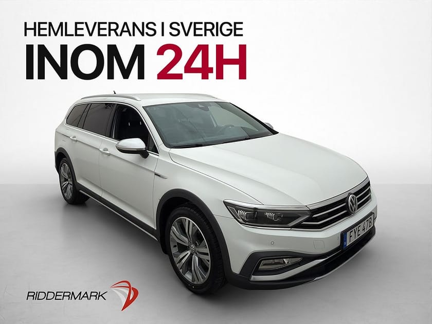 Bild 1 av Volkswagen Passat Alltrack 190hk 4M Kamera Skinn Värm Drag