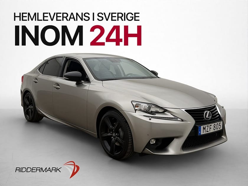 Bild 1 av Lexus IS 300h 223hk Sport Kamera Navi Rattvärme