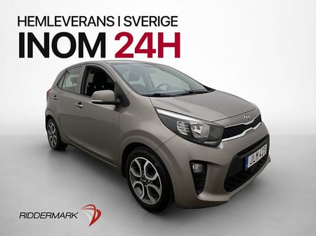 Kia Picanto 1.0 MPI GLS Kamera CarPlay 0,5l/mil Låg-Årsskatt
