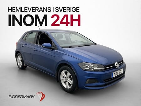 Volkswagen Polo 1.0 TSI 95hk Bluetooth Låg-Skatt 0.46l/Mil