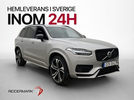 Volvo XC90 7 Säten Recharge T8 Ultimate Dark B&W Pano Luft Drag HUD