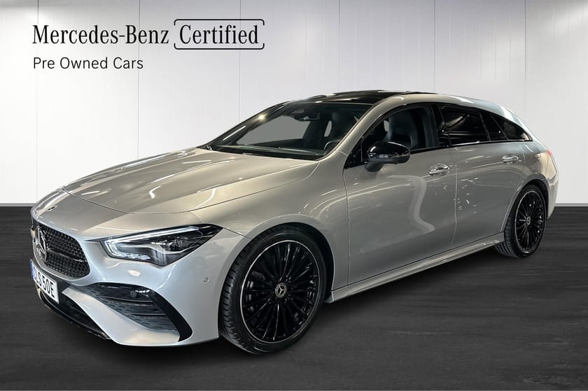 Bild 1 av Mercedes-Benz CLA 200 Shooting Brake AMG Panorama Keyless Nightpackage 360° Moms