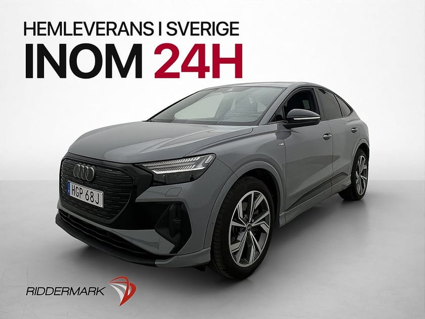 Bild 1 av Audi Q4 40 Sportback e-tron S-Line Pano SONOS 360° Dragkrok