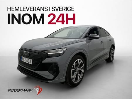 Audi Q4 40 Sportback e-tron S-Line Pano SONOS 360° Dragkrok