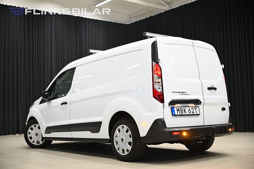 Bild 4 av Ford Transit Connect 210 LWB 100HK L2 Automat|Inredning|Drag|Värmare|EnÄgare