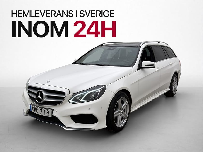 Bild 1 av Mercedes-Benz E 250 T BlueTEC 4MATIC 4M AMG Pano D-Värm Sensorer Dragkrok