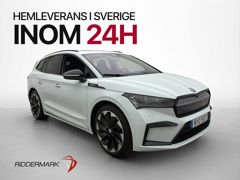 Bild 1 av Škoda Enyaq iV 80x Skoda Crystal Värmare Pano Canton Kamera HuD Navi