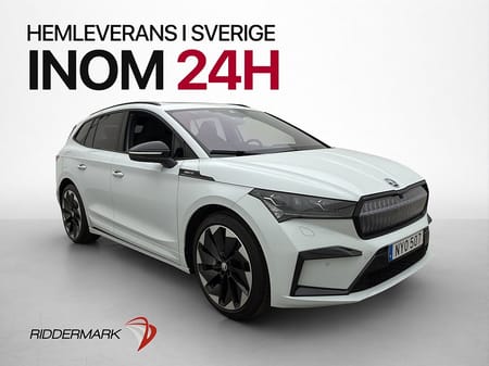 Škoda Enyaq iV 80x Skoda Crystal Värmare Pano Canton Kamera HuD Navi