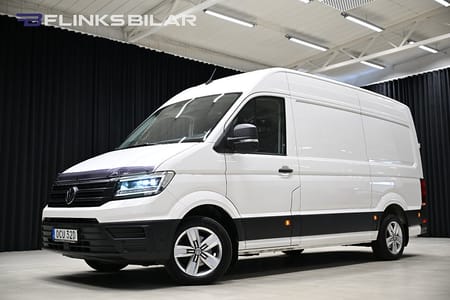 Volkswagen Crafter 140HK Automat|Inredning|LED|Drag|Värmare|Uppvärmt-skåp