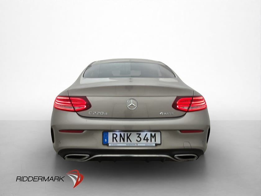 Bild 5 av Mercedes-Benz C 220 d 4MATIC Coupé 4M AMG Cockpit Pano D-Värm Kamera Navi