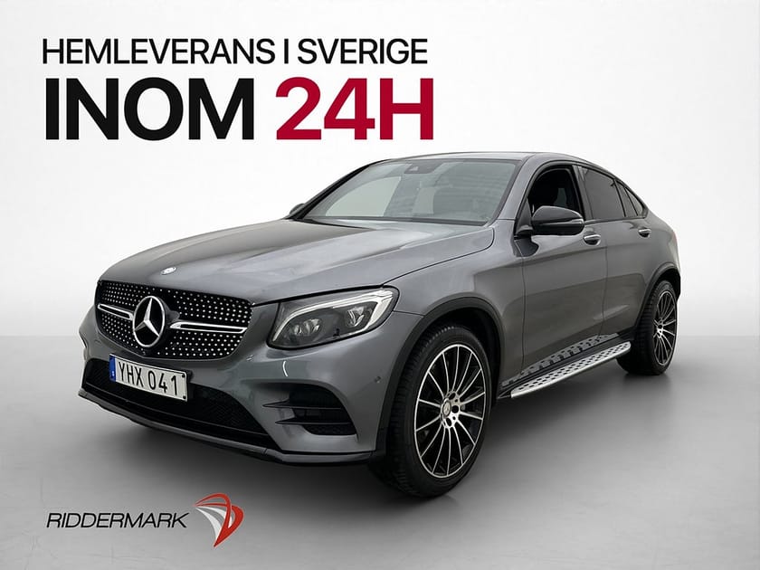 Bild 4 av Mercedes-Benz GLC 220 d Coupé 4MATIC 4M AMG Burmester 360° Värmare Drag