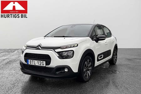 Citroën C3 1.2 PureTech 82hk Shine P-sensorer bak alufälgar