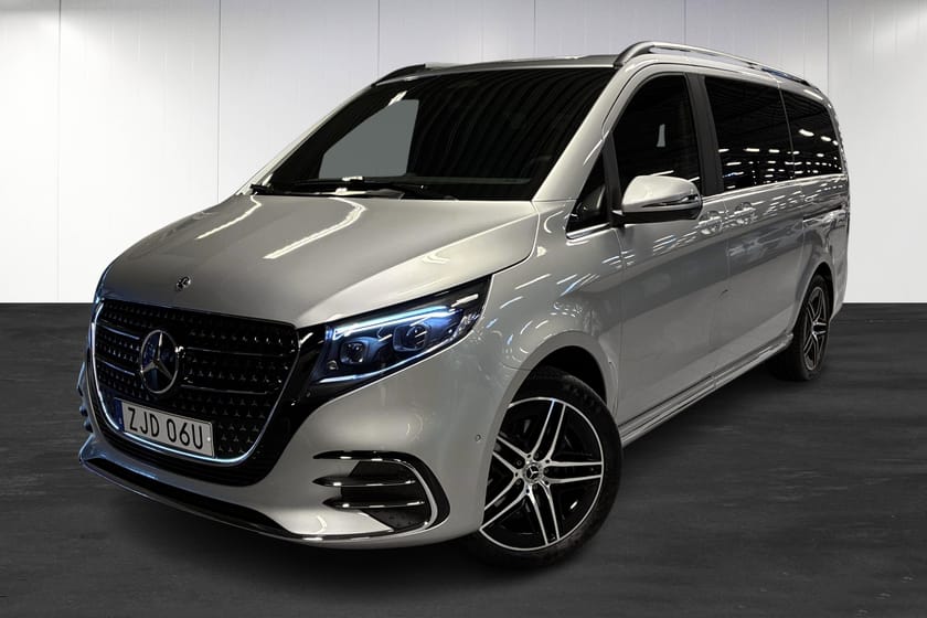 Bild 1 av Mercedes-Benz V 300d 4MATIC 3.2t 300 D LÅNG AVANTGARDE 4M | AMG | 360 | Burmester | 7-Sits |