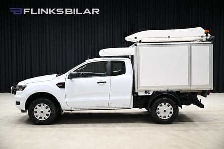 Ford Ranger SuperCab 2.2 TDCi 4x4 160HK Servicebil|Kåpa|Inredd|Uppvärmt-skåp