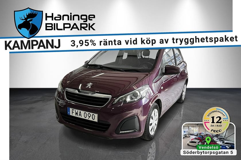 Bild 1 av Peugeot 108 5-DR 1.0 SUPERDEAL 3.95% / LÅGMILAD / NYSERVAD