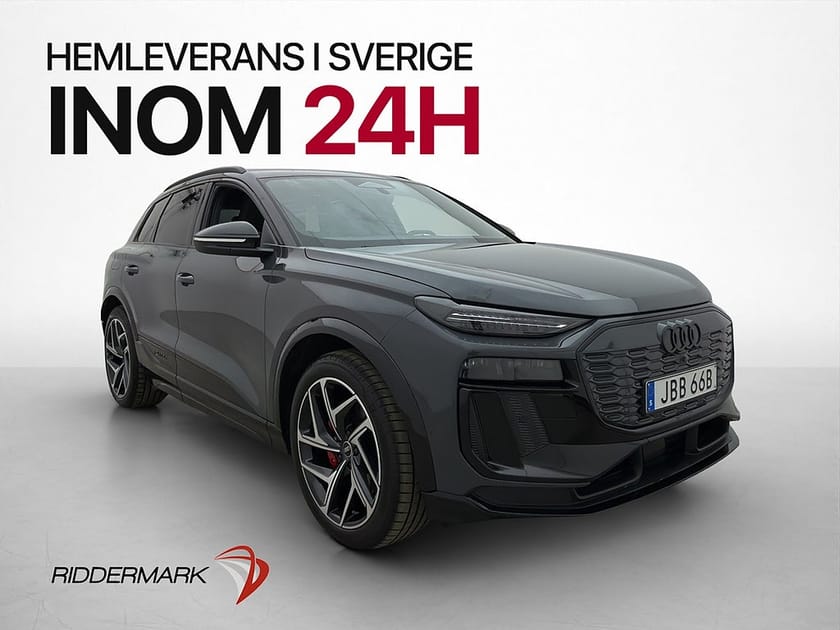 Bild 1 av Audi Q6 e-tron quattro S-Line Pano B&O Passagerardisplay HUD