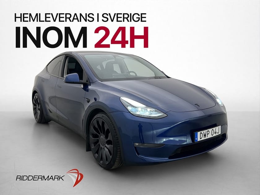 Bild 1 av Tesla Model Y Performance Autopilot Värmepump Dragkrok