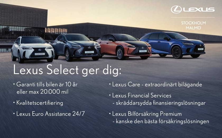 Bild 2 av Lexus RX 450h+ F Sport Design AWD 309hk P-Värm 360° HUD Keyless Navi