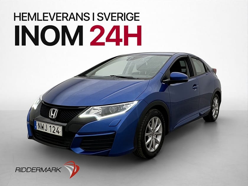 Bild 1 av Honda Civic 1.3 i-VTEC Comfort Dragkrok Bluetooth 2-brukare