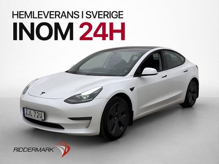 Tesla Model 3 Long Range AWD Dragkrok Autopilot Svensksåld