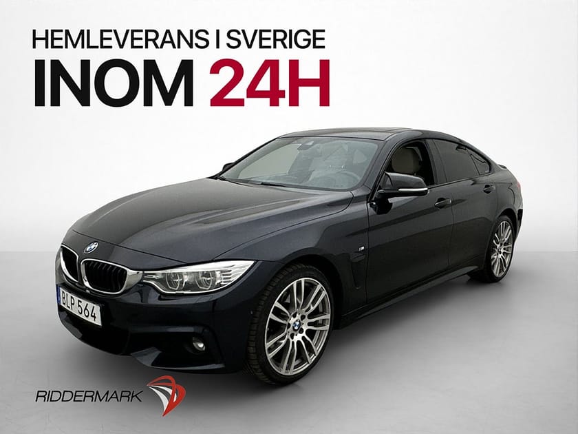 Bild 3 av BMW 430d xDrive Gran Coupé 430 M Sport Innovation Taklucka H/K HUD Kamera